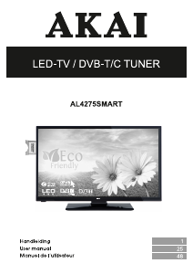 Handleiding Akai AL4275SMART LED televisie