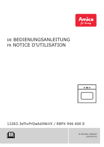 Bedienungsanleitung Amica EBPX 946 600 E Backofen