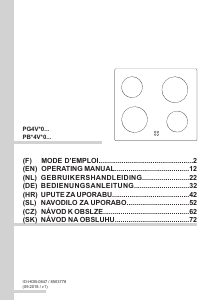 Handleiding Amica EC 744 100 E Kookplaat