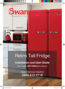Manual Swan SR11050GRN Refrigerator