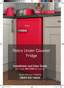 Manual Swan SR11035RN Refrigerator