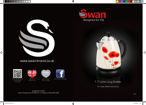 Bruksanvisning Swan SK24010POPN Vattenkokare
