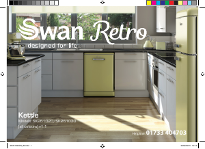 Bruksanvisning Swan SK261030BLN Vattenkokare