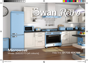Bruksanvisning Swan SM22070BN Mikrovågsugn