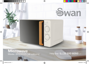 Bruksanvisning Swan SM22035WHTN Mikrovågsugn