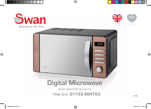 Bruksanvisning Swan SM22090COPN Mikrovågsugn