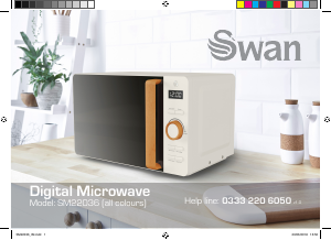 Bruksanvisning Swan SM22036GREN Mikrovågsugn