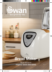 Handleiding Swan SB1041N Broodbakmachine