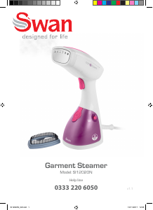 Bruksanvisning Swan SI12020N Handhållen steamer