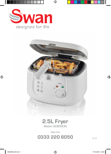 Handleiding Swan SD6080BLKN Friteuse