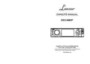 Handleiding Lanzar SD34MIP Autoradio