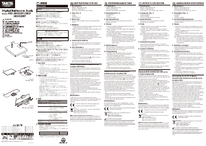 Manual Tanita HD-389F Balança