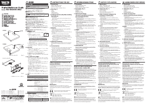 Handleiding Tanita HD-661 Weegschaal