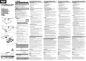Manual de uso Tanita HD-662 Báscula