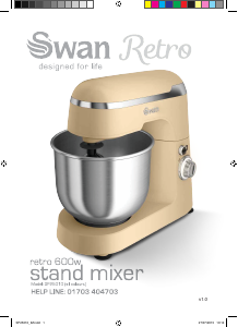 Bruksanvisning Swan SP25010GN Köksmaskin