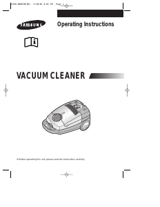 Handleiding Samsung VC-8932E Stofzuiger