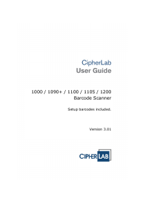 Handleiding CipherLab 1000 CCD Barcode scanner