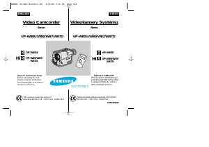 Bruksanvisning Samsung VP-W87 Videokamera
