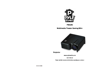 Bruksanvisning Pyle PRJG45 Projektor