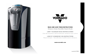 Bruksanvisning Vornado Ultrasonic Luftfuktare