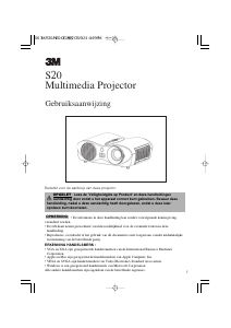 Handleiding 3M S20 Beamer