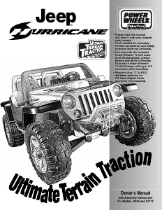 Handleiding Fisher-Price K7112 Jeep Hurricane