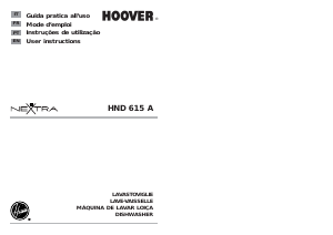 Handleiding Hoover HND 615AAL-85 Vaatwasser