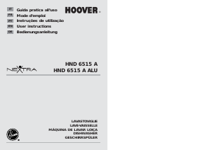 Handleiding Hoover HND 6515A-85S Vaatwasser
