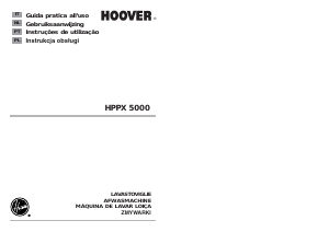 Manual Hoover HPPX 5000 - S Máquina de lavar louça