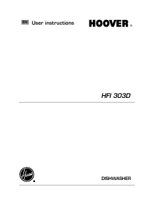 Manual Hoover HFI 303D/E-80 Dishwasher