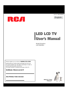 Handleiding RCA LED19B30RQ LED televisie