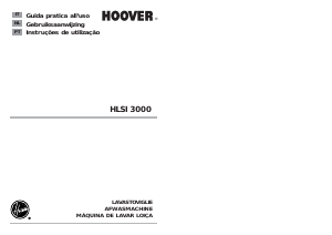 Manual Hoover HLSI 3000/3-30 Máquina de lavar louça