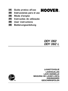Manual de uso Hoover DDY 062X/3 Lavavajillas