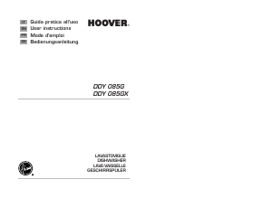 Manual Hoover DDY 085G/1 Dishwasher