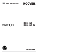 Handleiding Hoover HOD 6615/1-80 Vaatwasser
