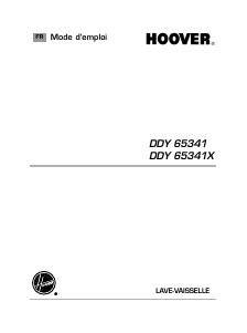 Mode d’emploi Hoover DDY 65341-47 Lave-vaisselle