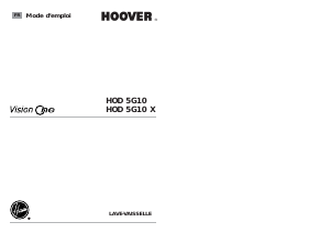 Mode d’emploi Hoover HOD 5G10-47 Lave-vaisselle