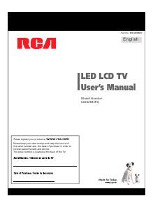 Bruksanvisning RCA LED42B45RQ LED TV
