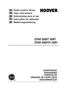 Manuale Hoover DYM 896TX WIFI Lavastoviglie