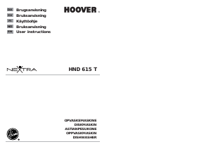 Handleiding Hoover HND 615T-86S Vaatwasser