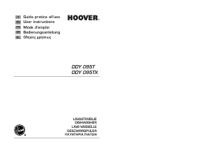Bedienungsanleitung Hoover DDY 095T/E-47 Geschirrspüler