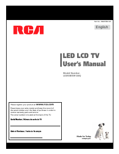 Bruksanvisning RCA LED55B55R120Q LED TV