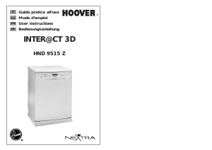Manual Hoover HND 7515AL Dishwasher