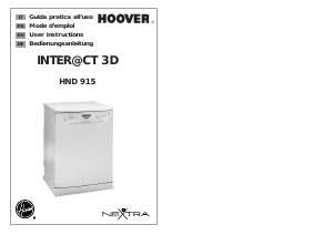 Manuale Hoover HND 915-03S Lavastoviglie