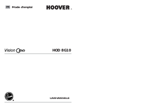 Mode d’emploi Hoover HOD 8G10-47 Lave-vaisselle