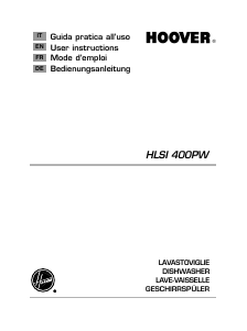 Manual Hoover HLSI 400PW-S Dishwasher