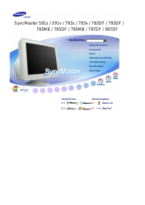 Handleiding Samsung 793DF SyncMaster Monitor
