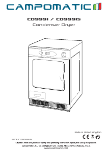 Manual Campomatic CD999IS Dryer