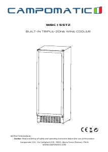 Manual Campomatic WBC155TZ Wine Cabinet