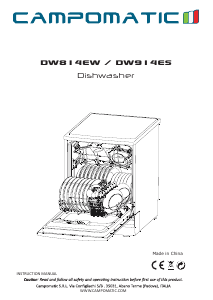 Manual Campomatic DW814EW Dishwasher